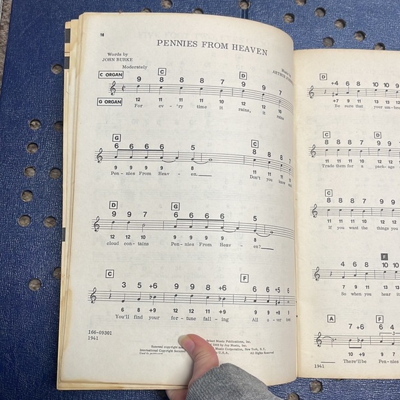 1975 organ sheet music 27 Nostalgic favorites - Picture 10 of 11